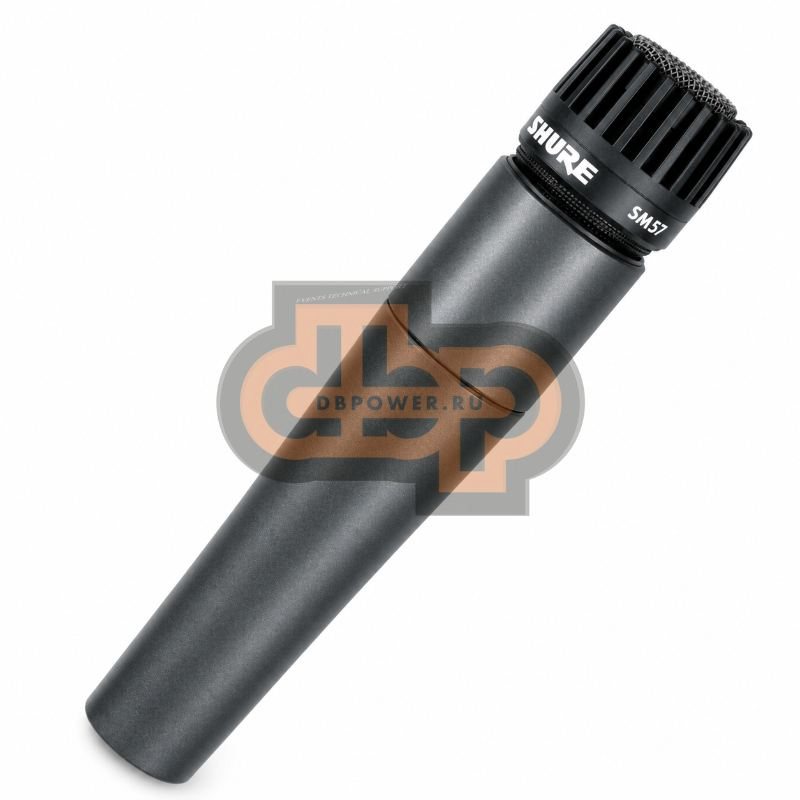 Инструментальный динамический кардиоидный микрофон SHURE SM57-LCE