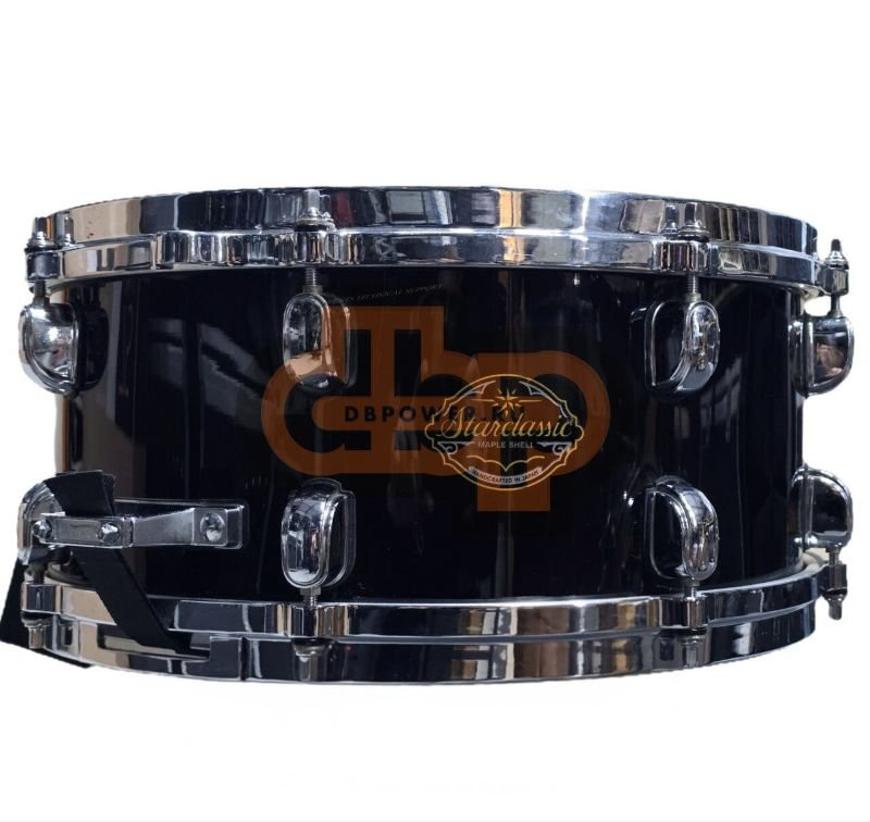 Tama Starclassic maple shell handcrafted in japan Black 14/6,5