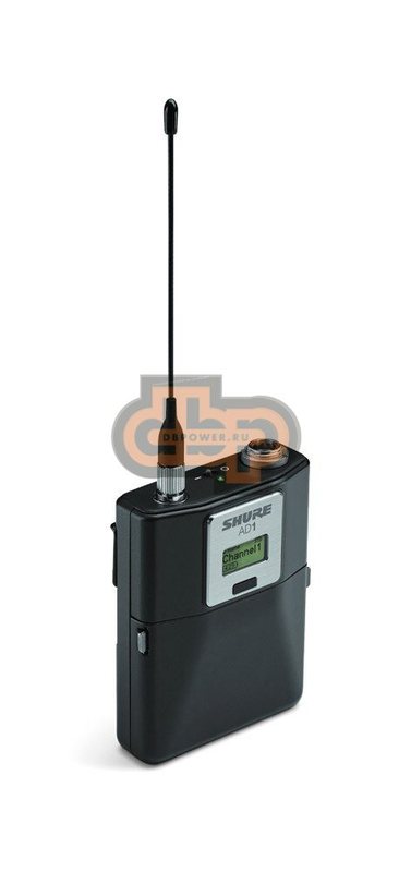 Беспроводной поясной передатчик SHURE Axient AD1