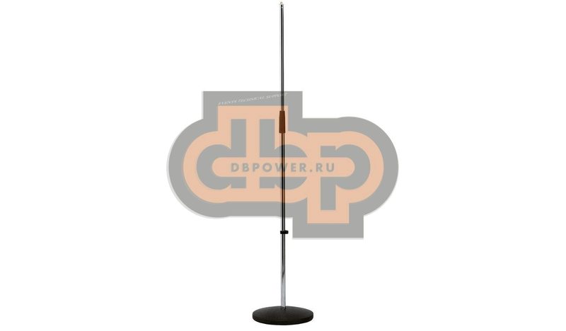 Прямая микрофонная стойка K&M 26010-300-02 с круглым основанием