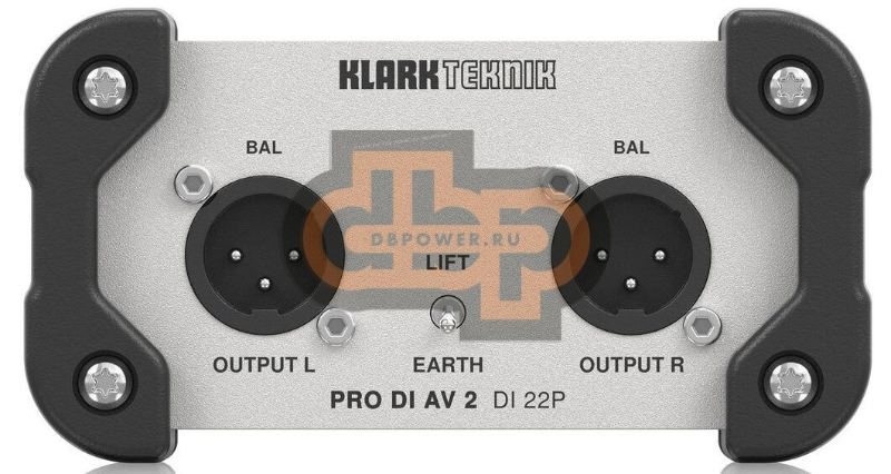 Активный 2-х канальный Di-box KLARK TEKNIK DI20P