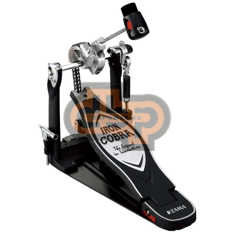 Одиночная педаль для барабана в кейсе TAMA HP900PN IRON COBRA DRUM PEDAL W/CASE