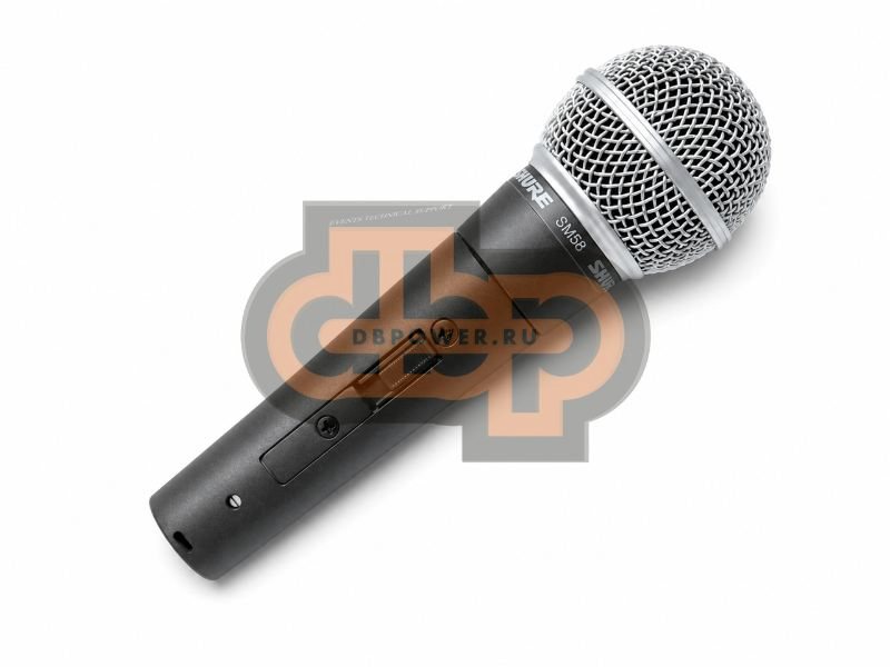 Вокальный динамический кардиоидный микрофон SHURE SM58S c выключателем