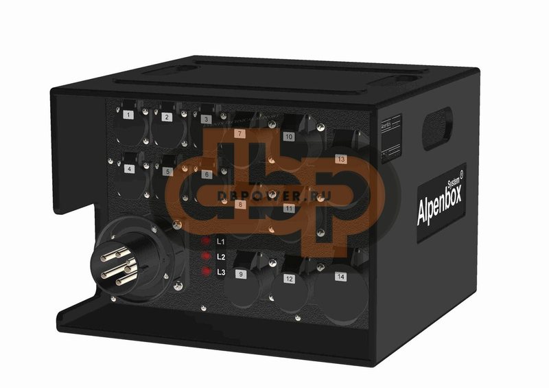 Распределительное устройство 63А AlpenBox System Black