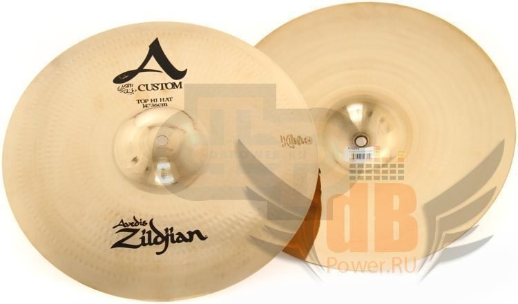 Тарелки хай-хет (пара) ZILDJIAN 14` A` CUSTOM HI-HAT
