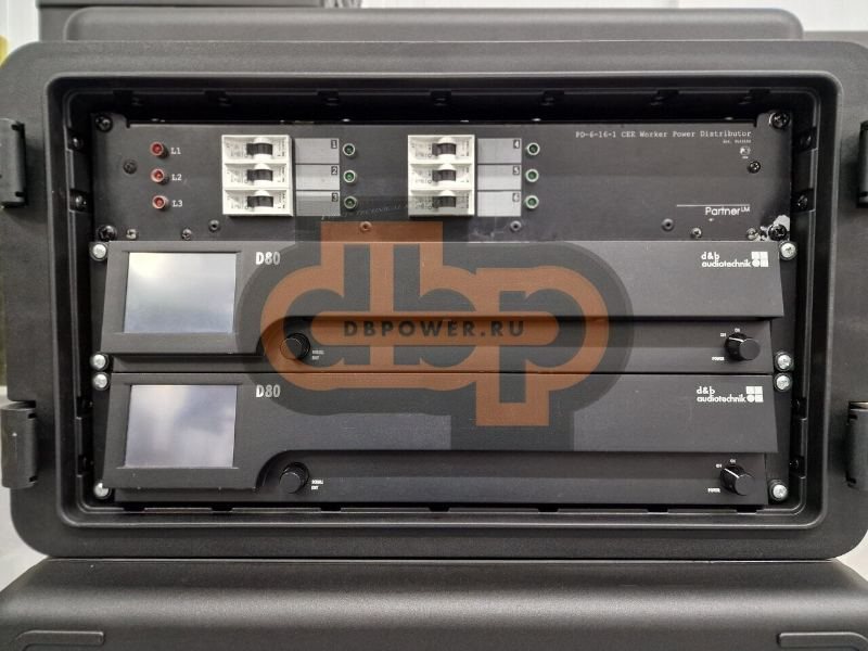 AmpRack d&b audiotechnik 2xD80/32A