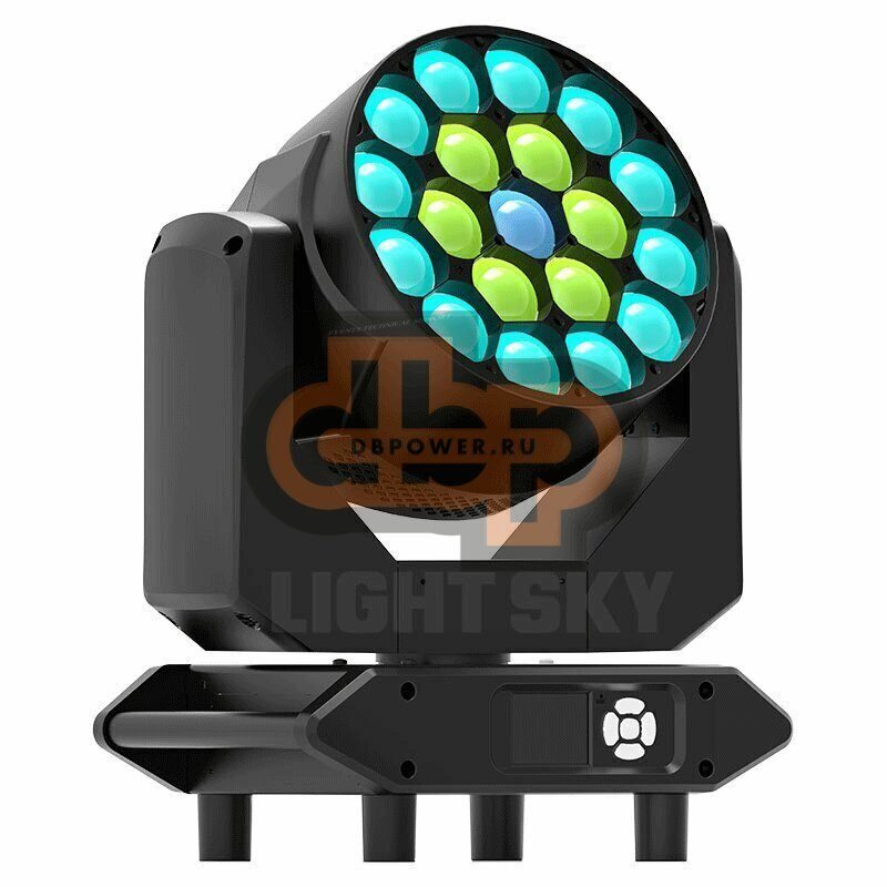 Вращающаяся голова Wash Zoom Light sky TX1920