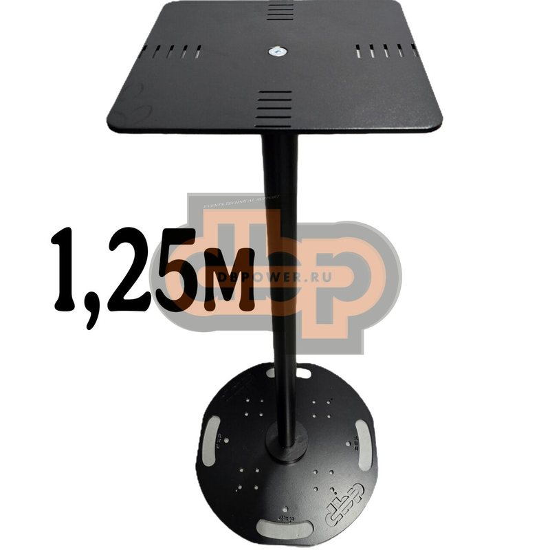 Световой тотем с платформой под 1 световой прибор-Pole Totem 1,25m