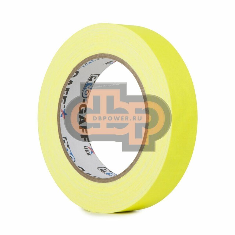 Клейкая лента Pro Gaffer Fluorescent 24мм х 25м Жёлтый